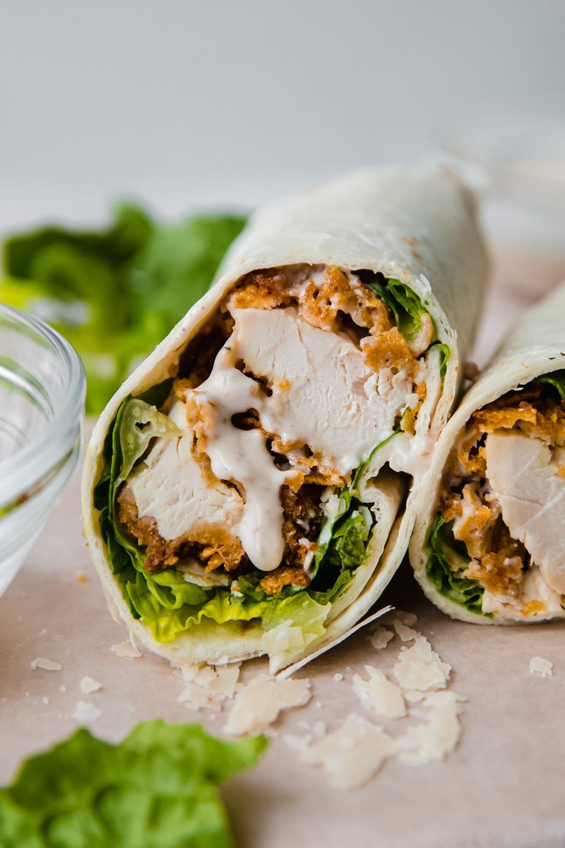 Chicken Caesar Wraps