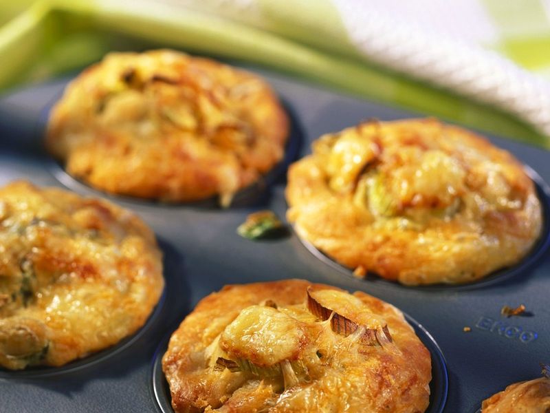 Leek and Potato Muffins