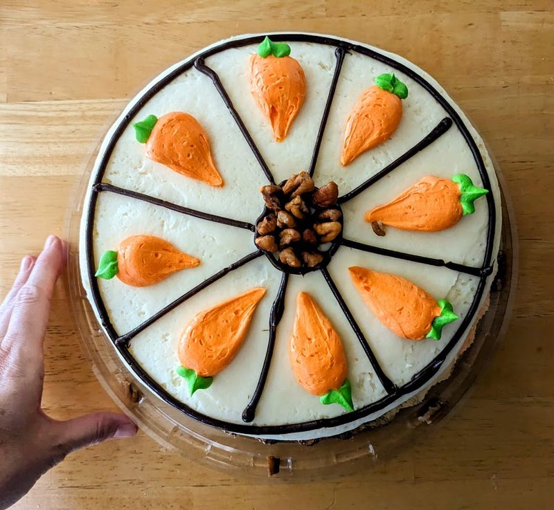 Classic Carrot Cake with Cream Cheese Crown