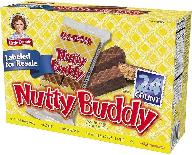 Nutty Buddy Wafer Bars