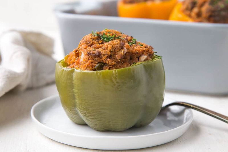 Stuffed Bell Peppers (Old-School Style)
