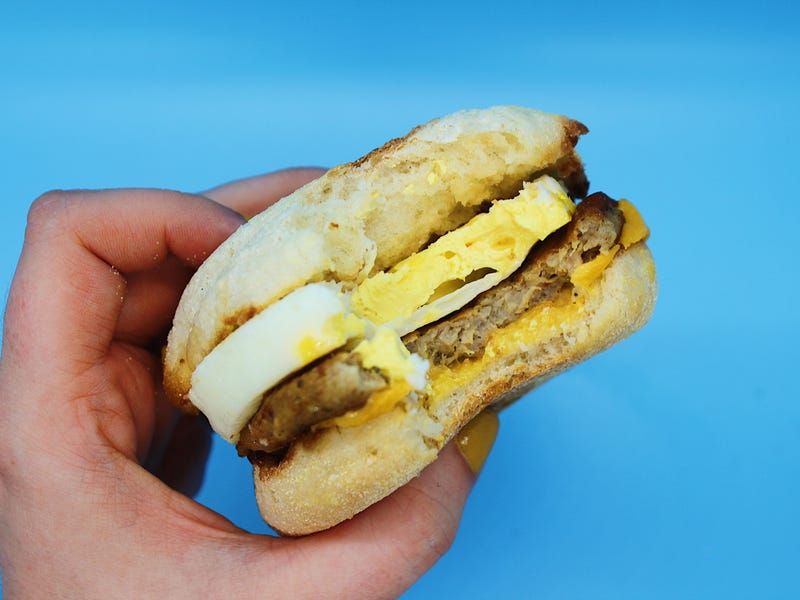 McDonald’s Sausage McMuffin with Egg