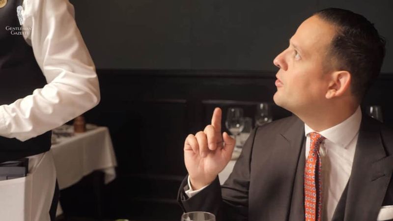 Snapping Fingers or Waving to Get a Server's Attention