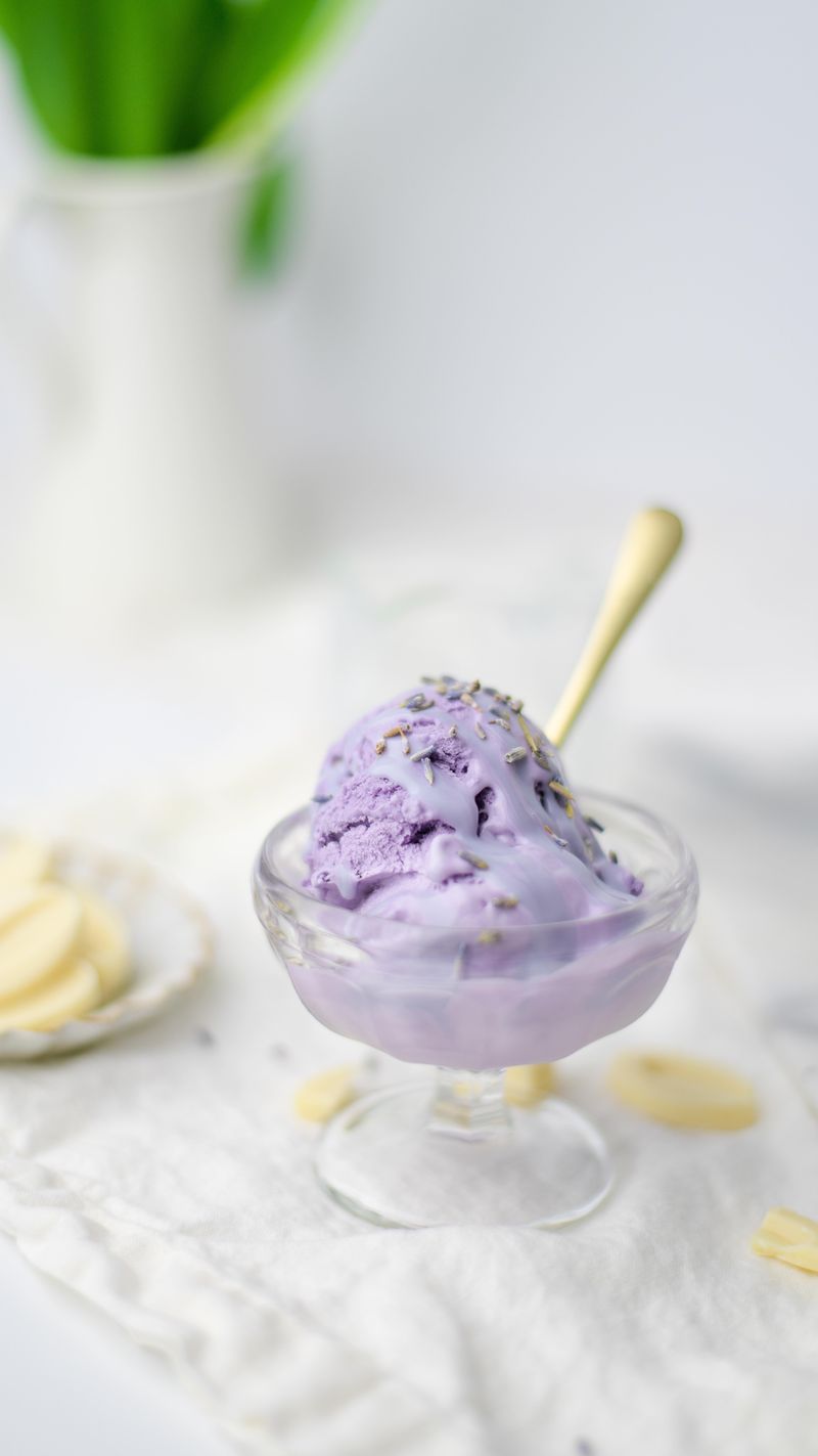 Lavender Honey Ice Cream