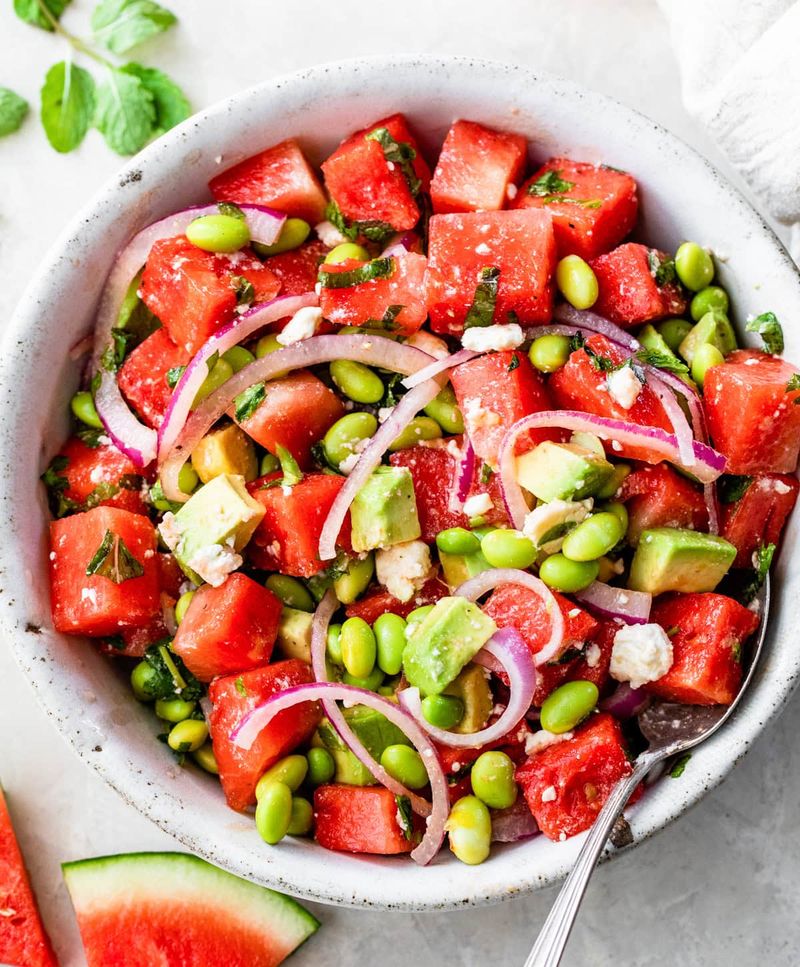 Watermelon Feta Refresher