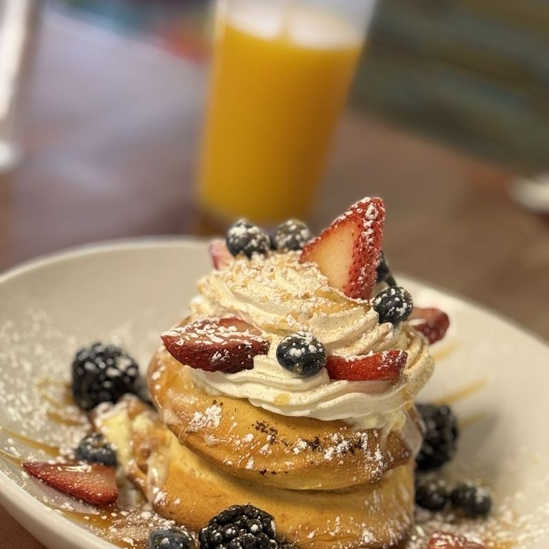Tableau's Ricotta Pancakes with Lemon Curd