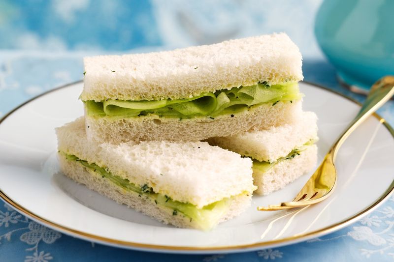 Cucumber and Butter Sandwich