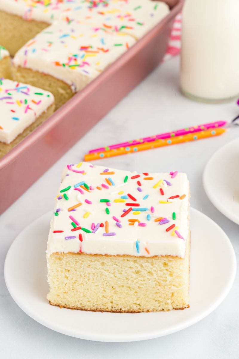 Classic Vanilla Sheet Cake