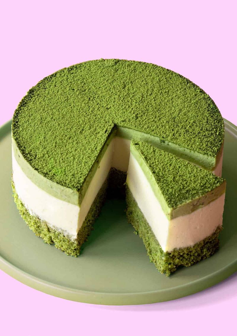 Matcha White Chocolate Cheesecake