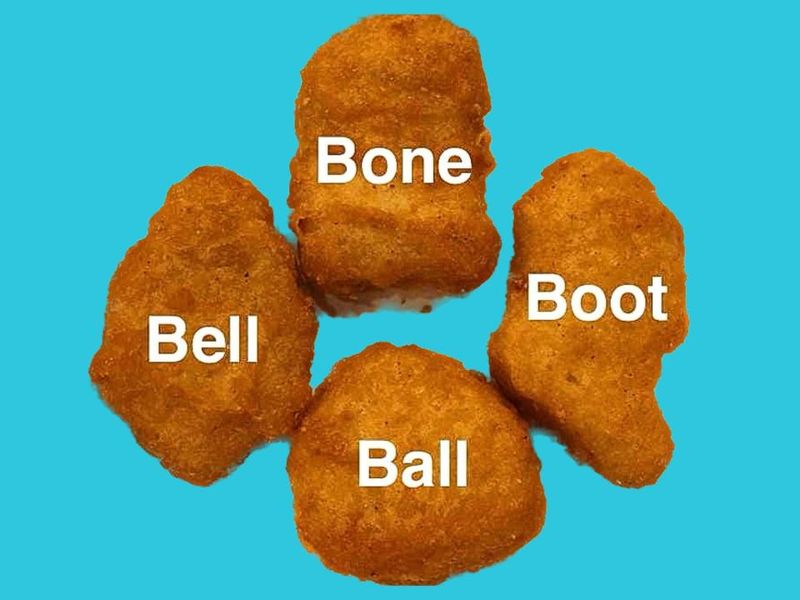 You Can Only Get Four Nugget Shapes