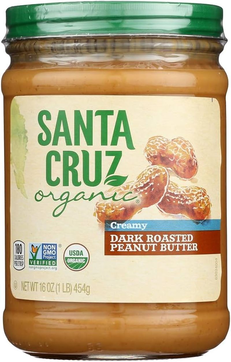 Santa Cruz Organic Creamy Dark Roasted Peanut Butter