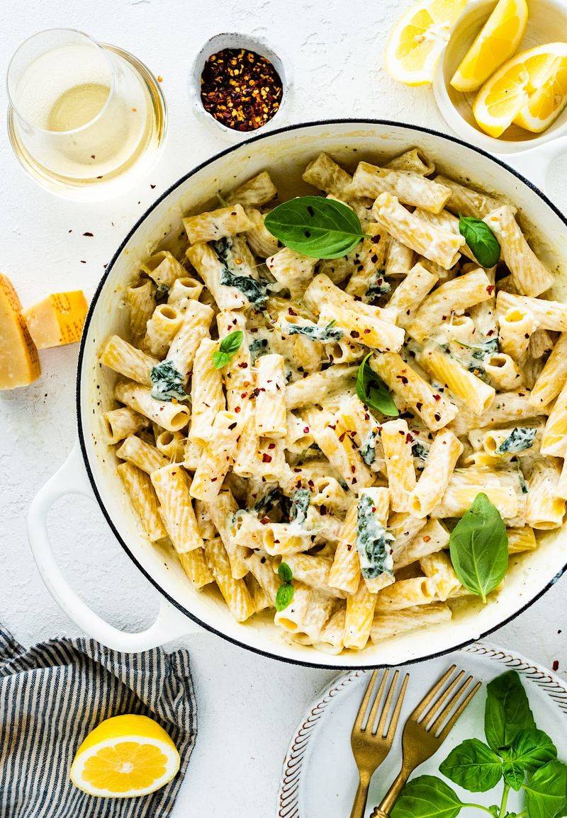 Sunshine Lemon Ricotta Pasta