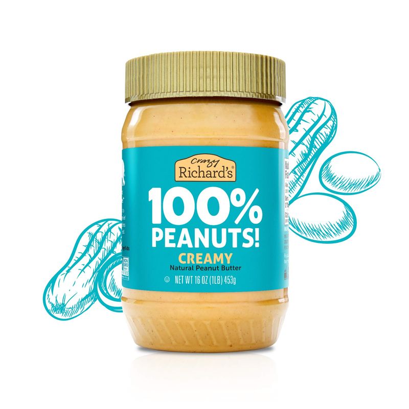 Crazy Richard's All-Natural Creamy Peanut Butter