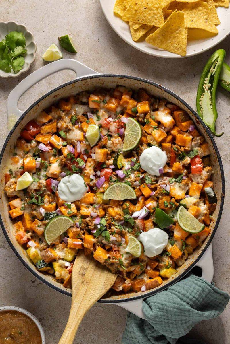 Wednesday: Turkey and Sweet Potato Skillet