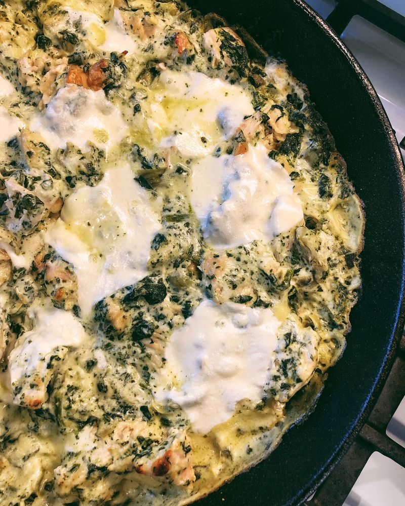 Spinach and Artichoke Casserole