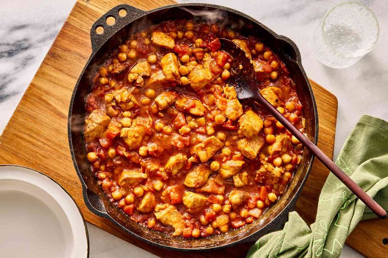 Cumin Chicken & Chickpea Skillet