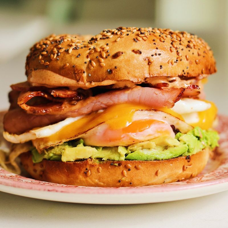 Egg and Cheese on a Bagel