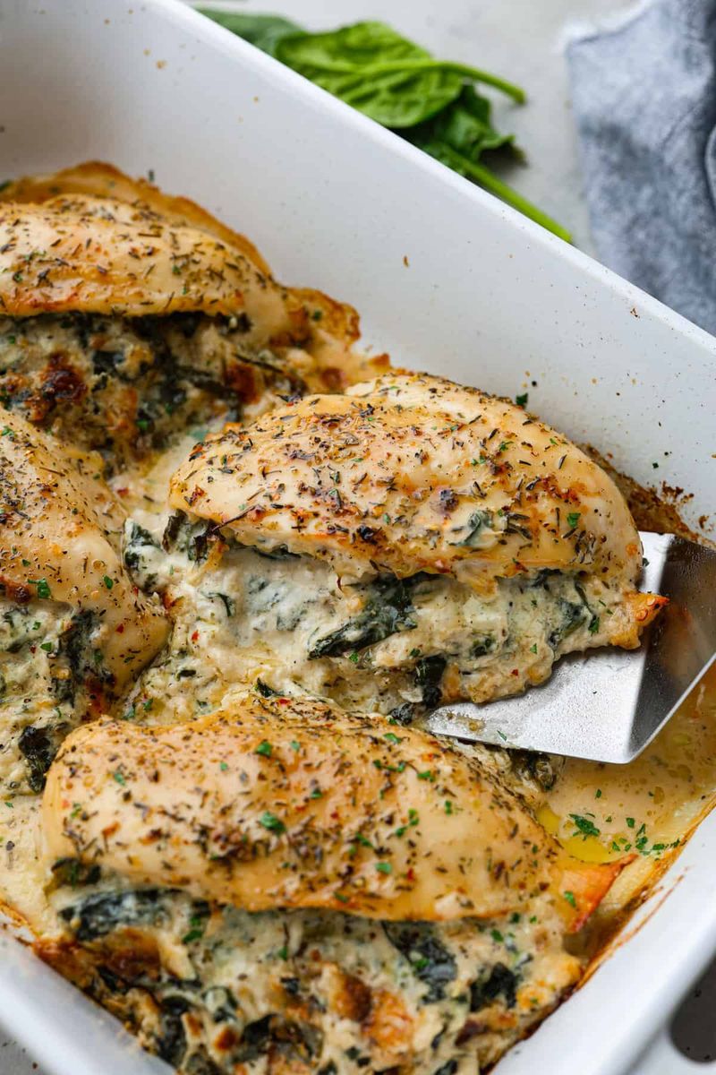 Spinach Chicken Bake