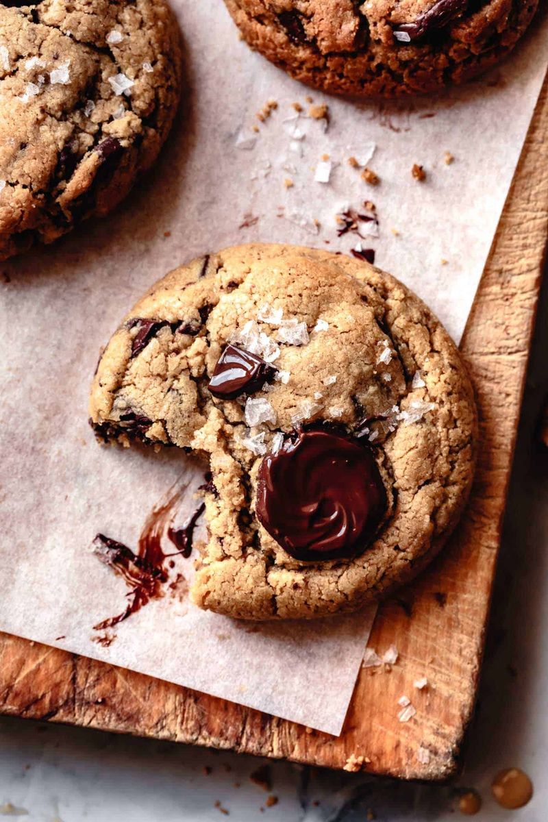 Tahini Chocolate Chip Cookies