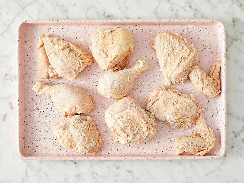 Not Drying The Chicken Enough