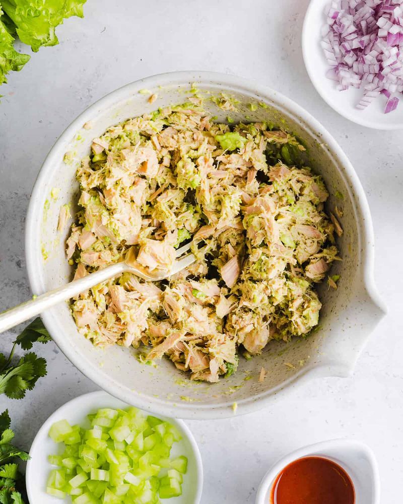Spicy Tuna Salad with Avocado