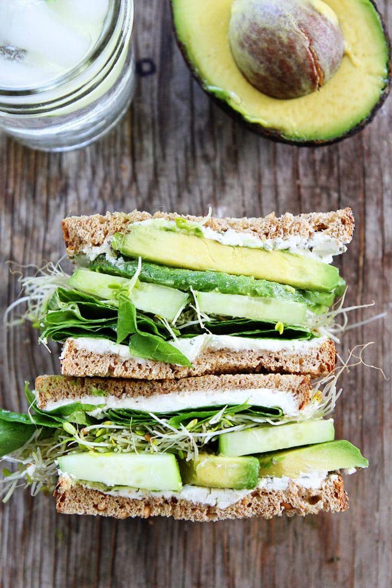 Cucumber & Avocado Sandwich