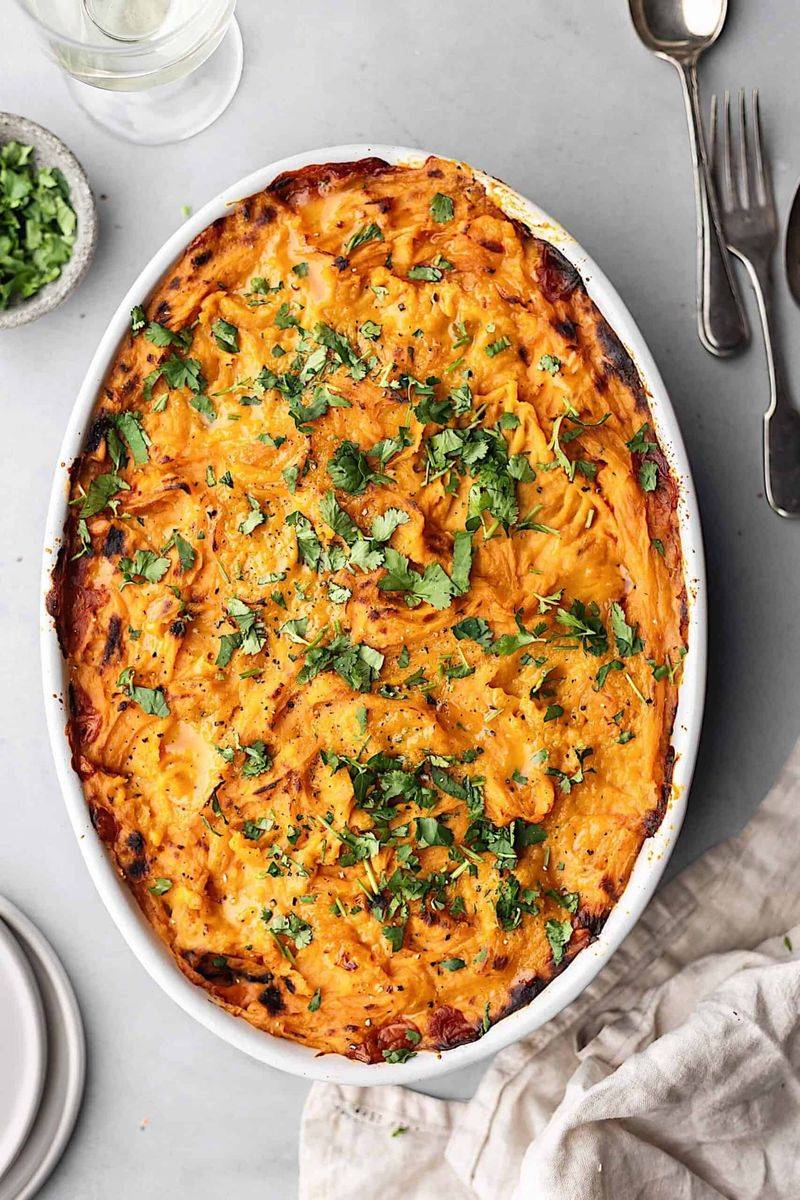 Lentil and Sweet Potato Shepherd's Pie