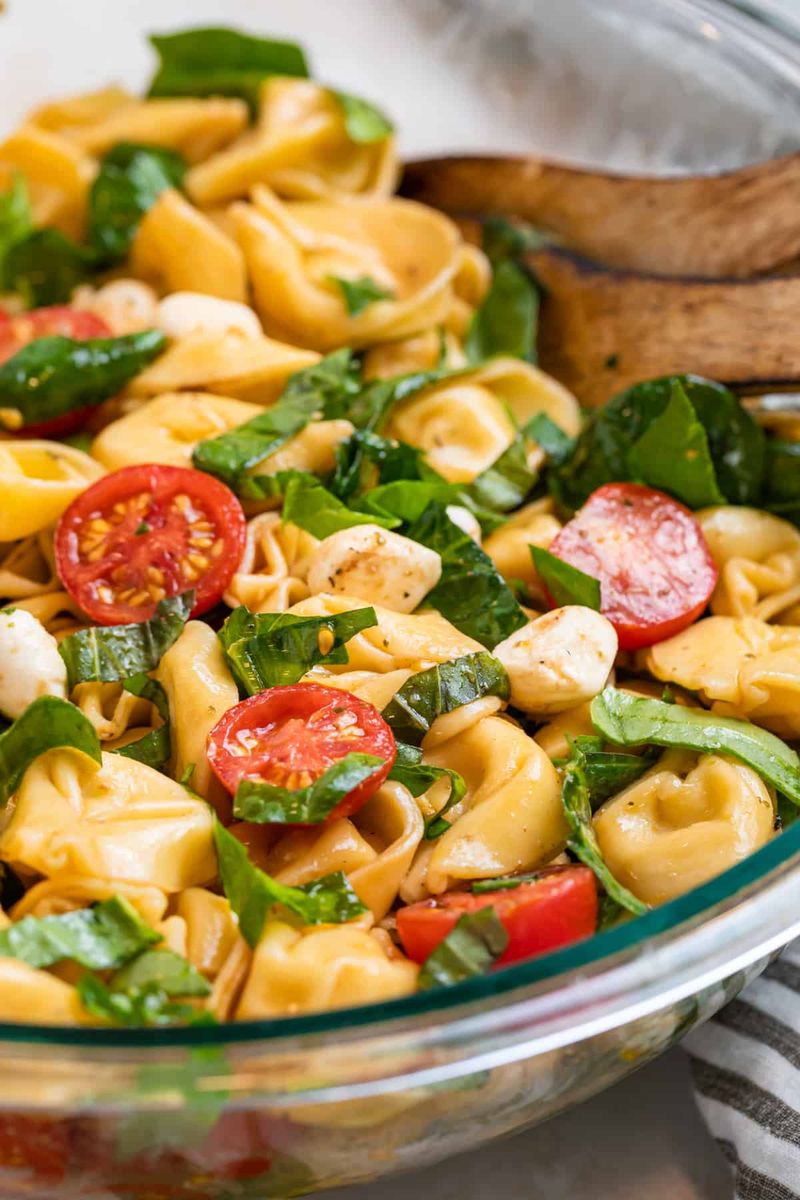 Tortellini Caprese Salad