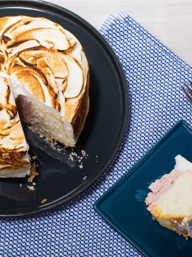 Strawberry Baked Alaska