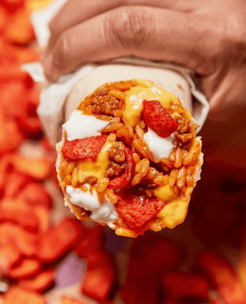 Beefy Crunch Burrito