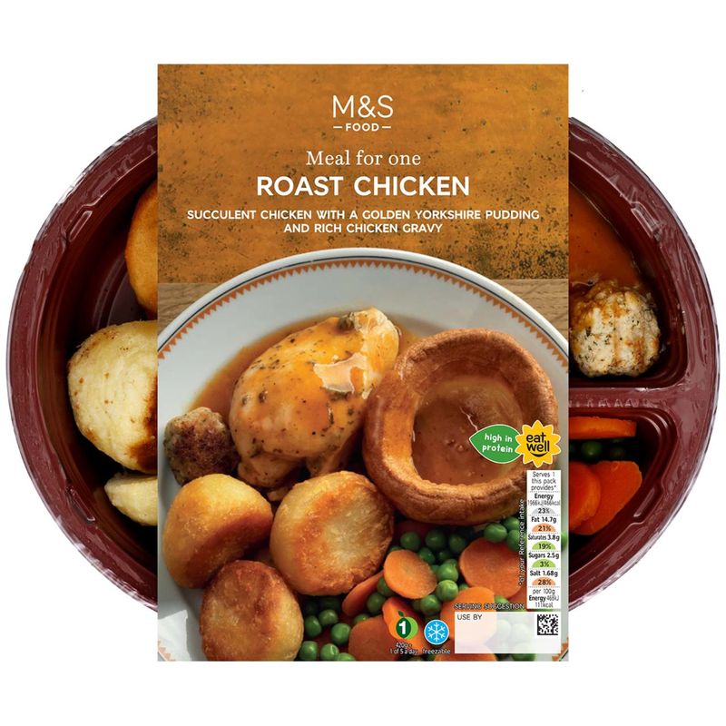 M&S Roast Chicken & Egg Protein Pot