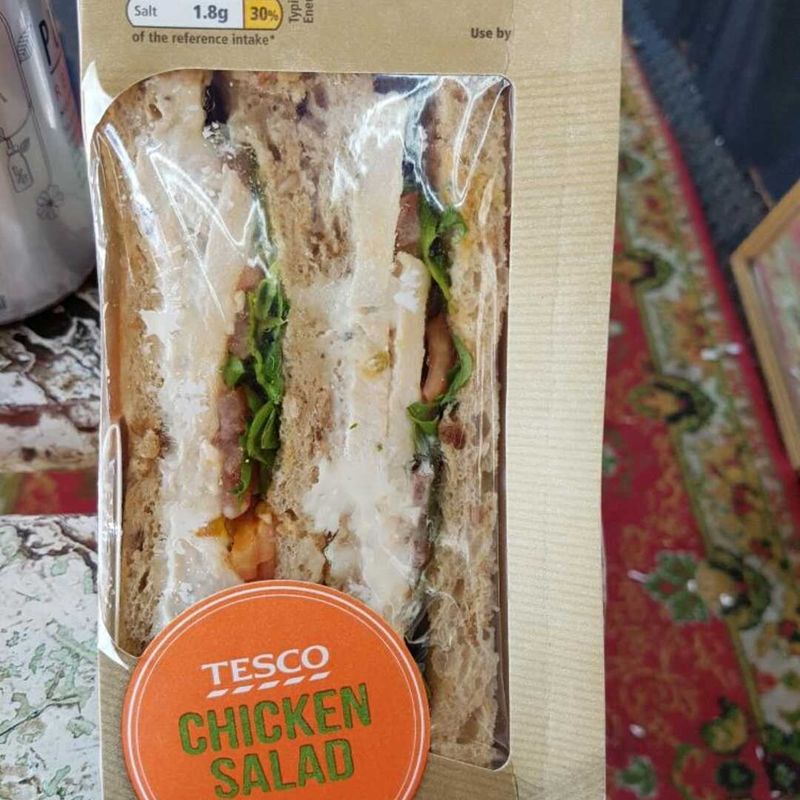 Tesco Chicken Salad Sandwich