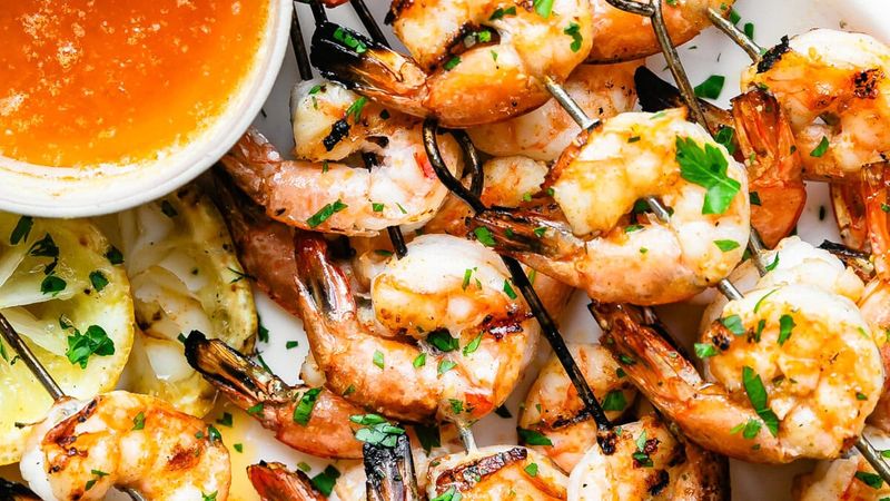 Garlic Butter Shrimp Skewers