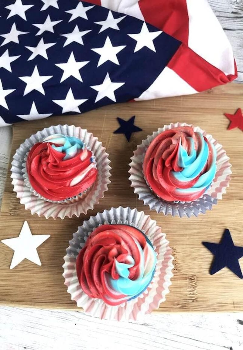 Firework Cupcakes