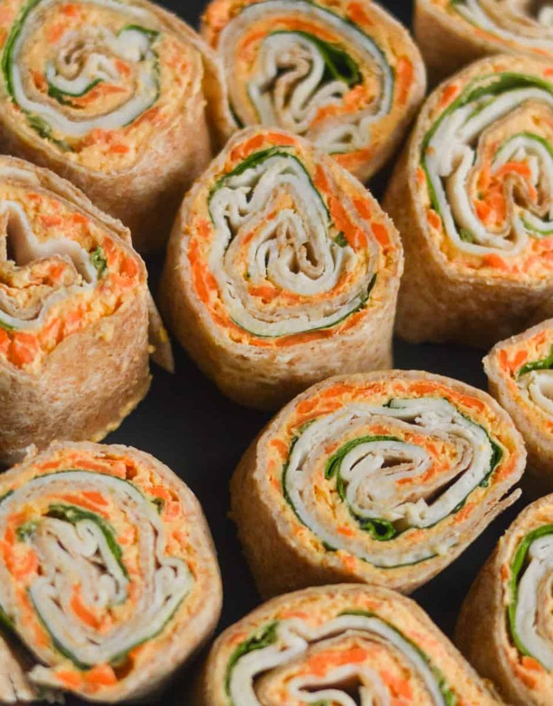 Turkey And Cheese Roll-Ups