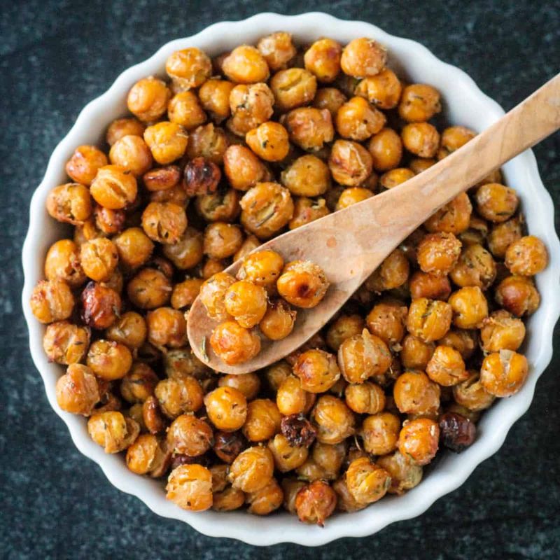 Roasted Chickpeas or Edamame