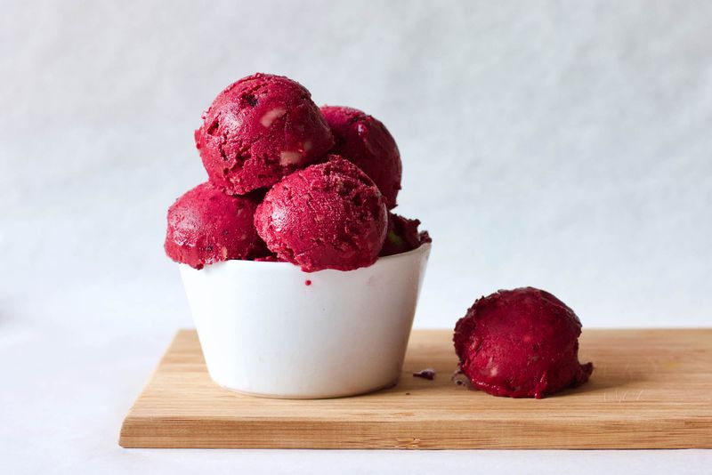 Red Beet Ice Cream