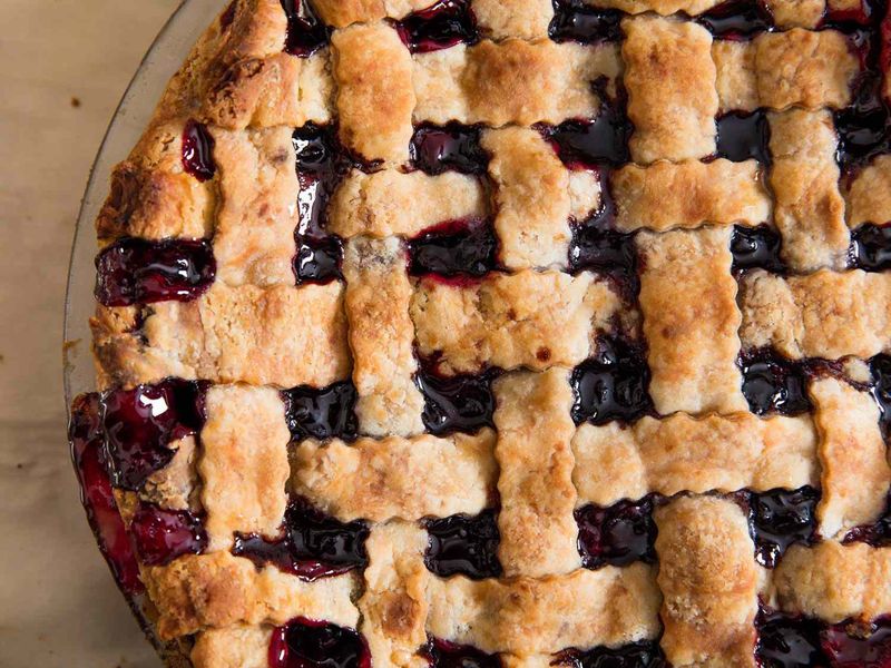 Cherry Blueberry Deep-Dish Pie