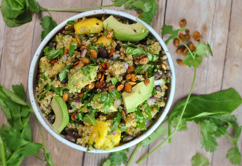Mango Cilantro Quinoa Salad