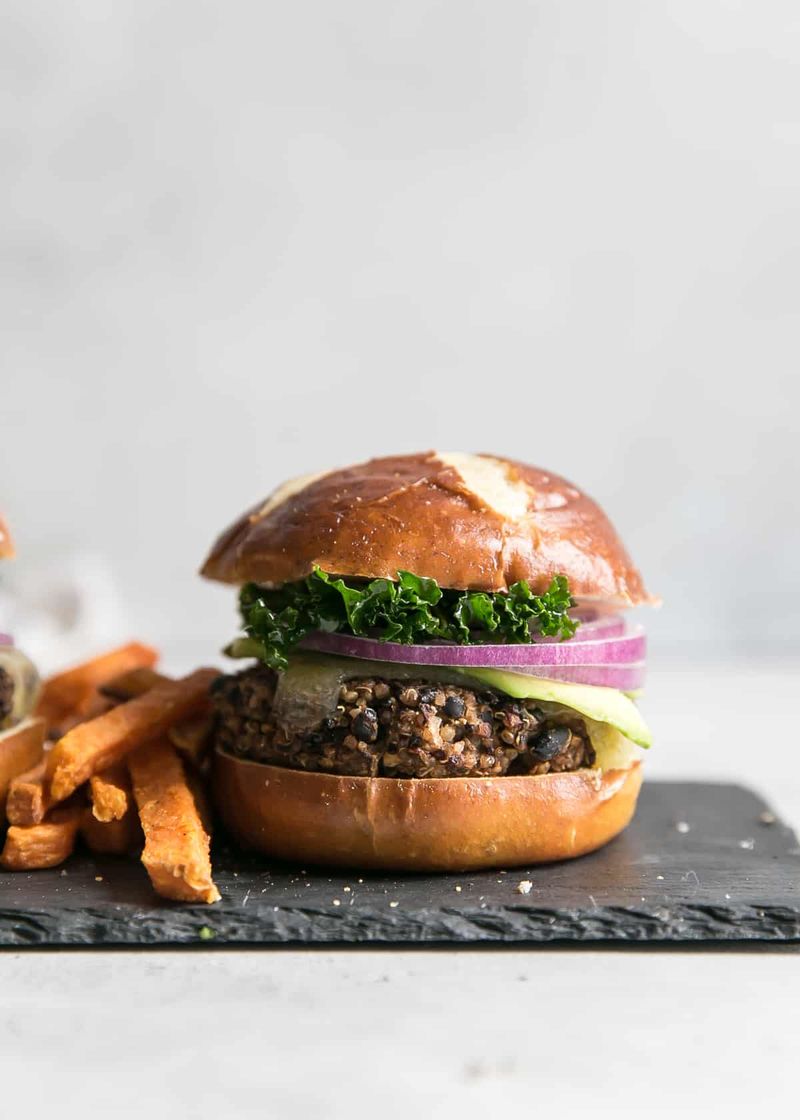 Vegan Quinoa and Kidney Bean Burgers