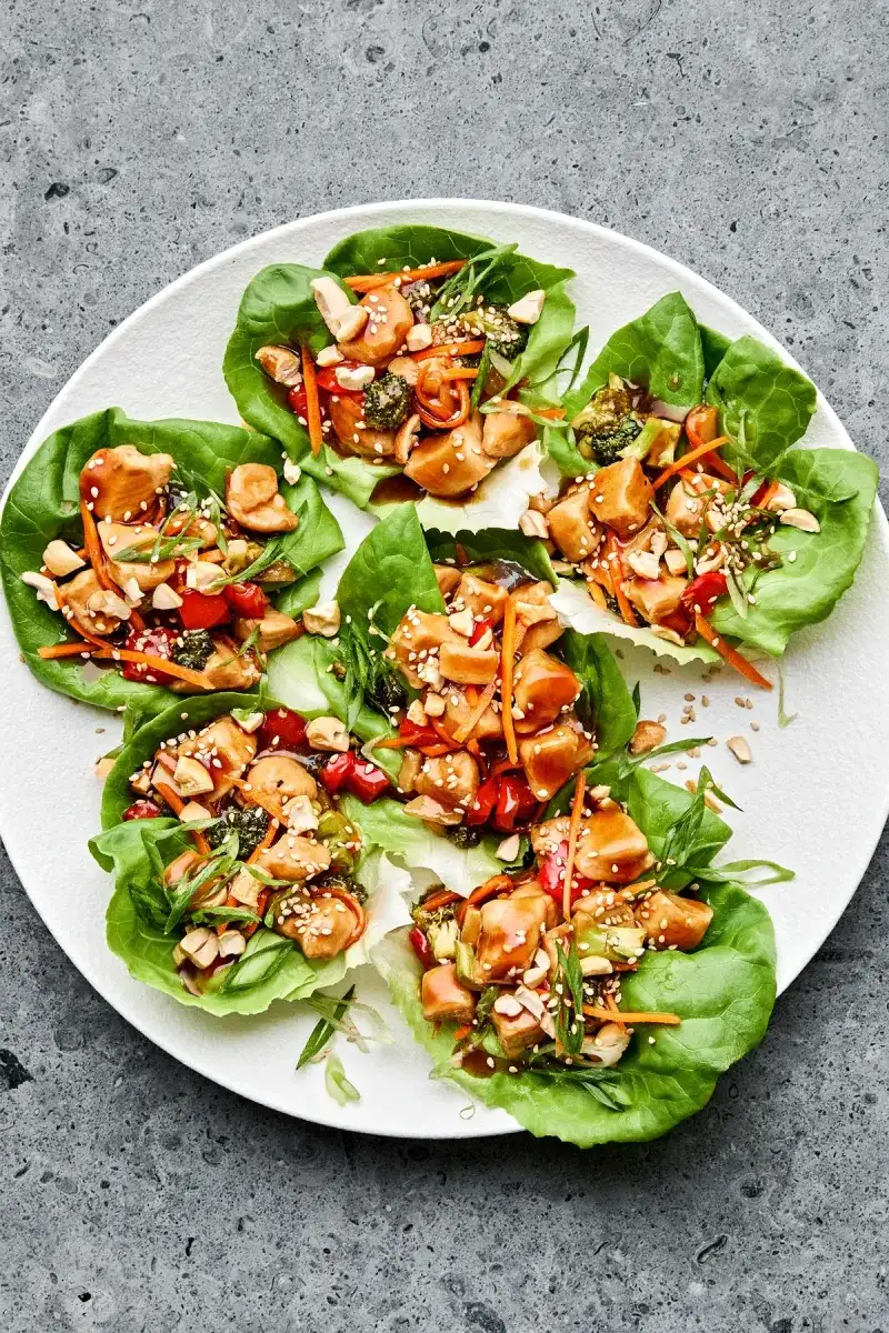 Teriyaki Chicken Lettuce Wraps