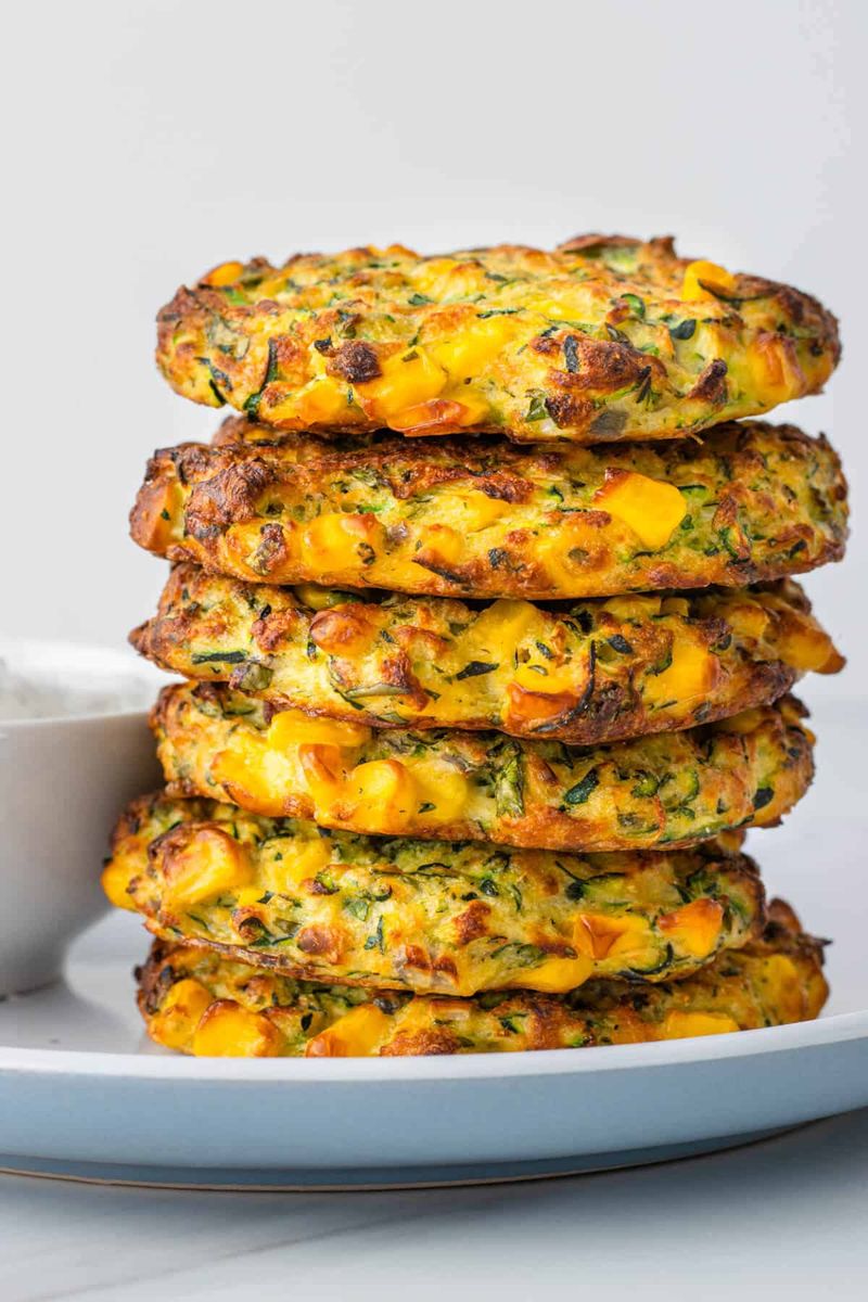 Zucchini and Corn Fritters
