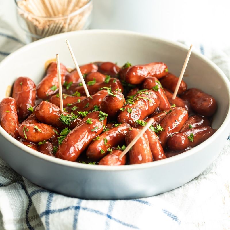 Sweet & Spicy Cocktail Sausages