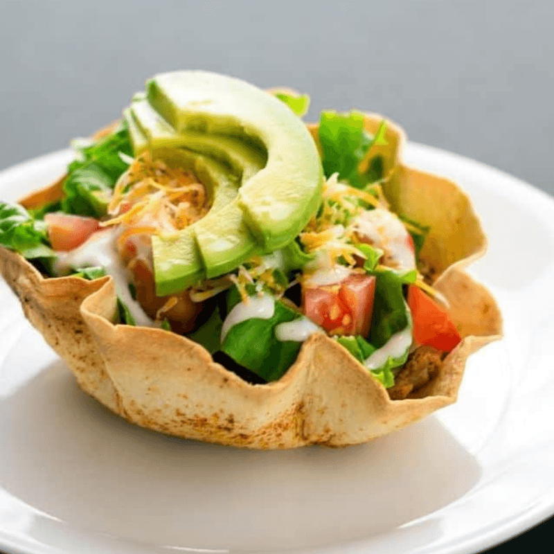 Air Fryer Taco Salad Bowls