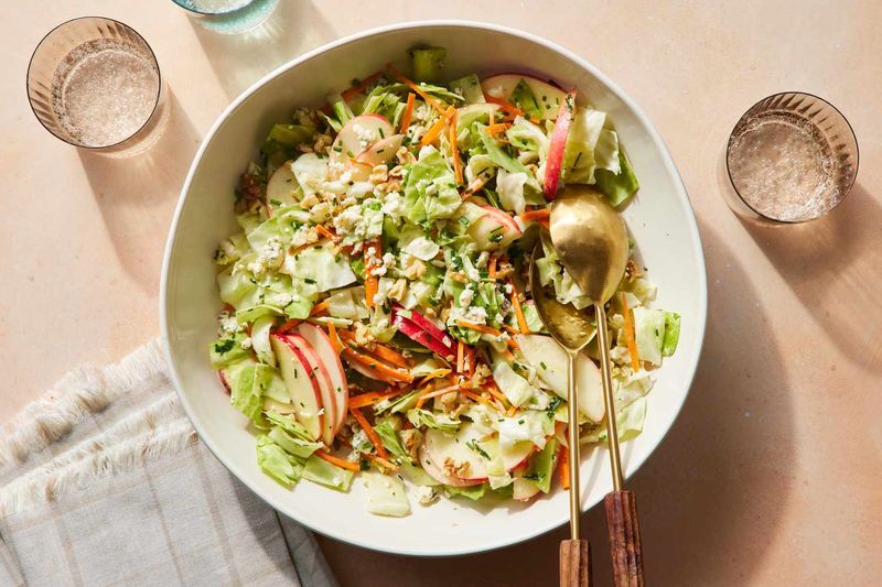 Cabbage Crunch Salad with Cider Vinaigrette