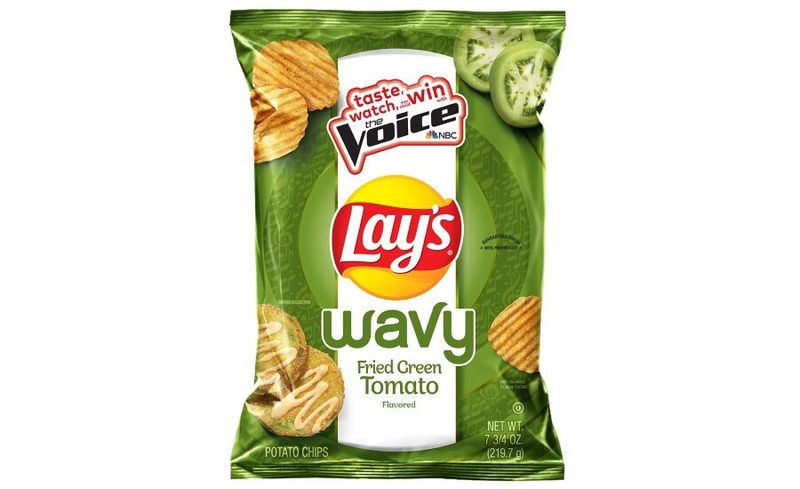 Lay's Wavy Fried Green Tomato