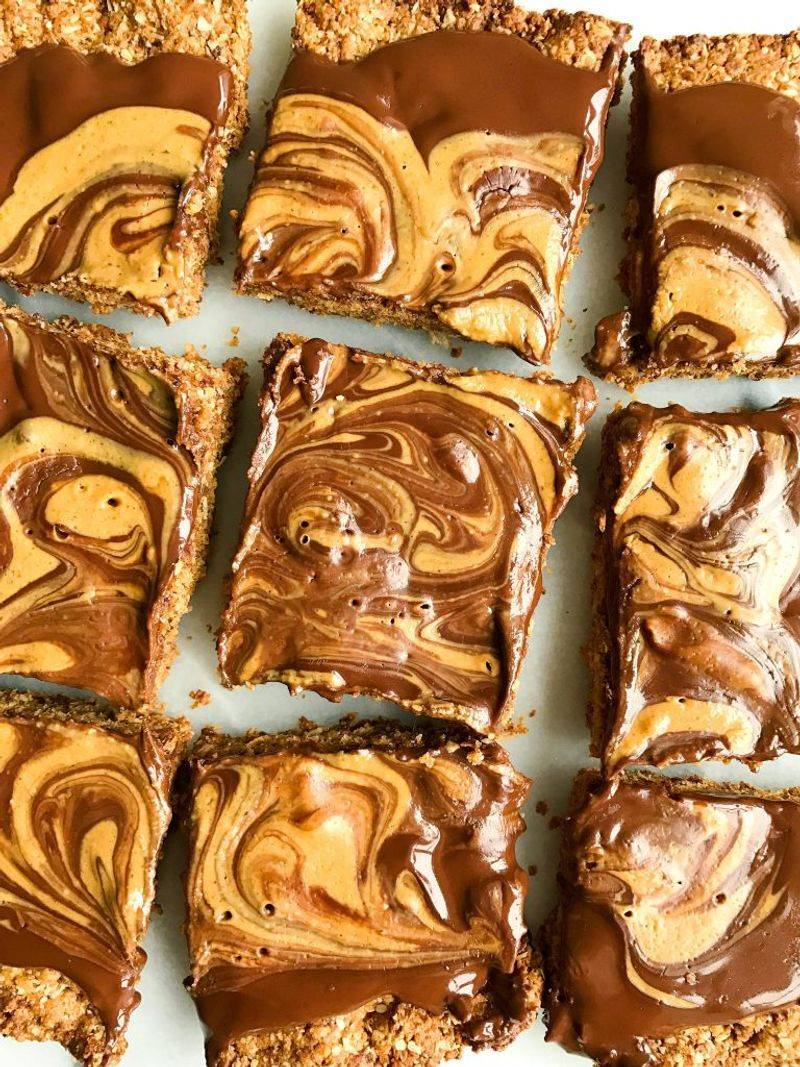 Peanut Butter Swirl Bars