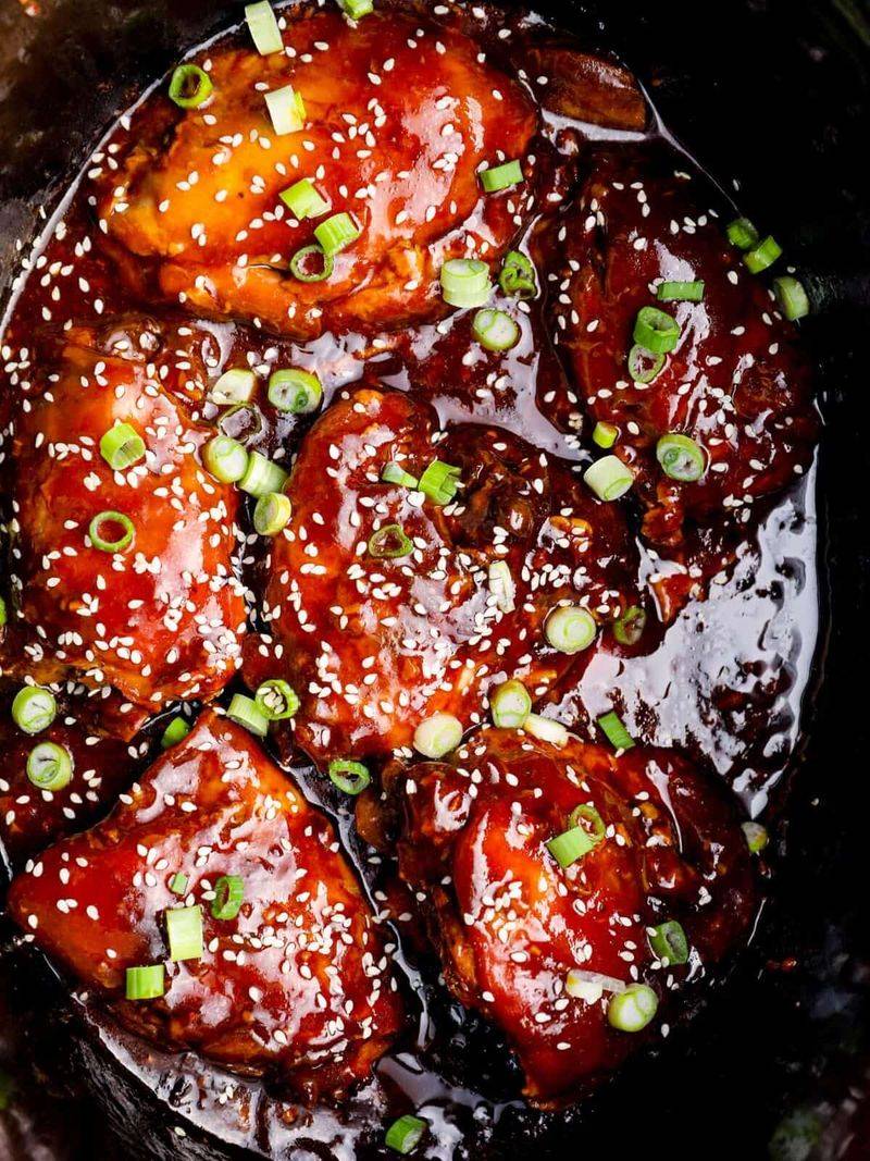 Slow Cooker Honey Garlic Chicken