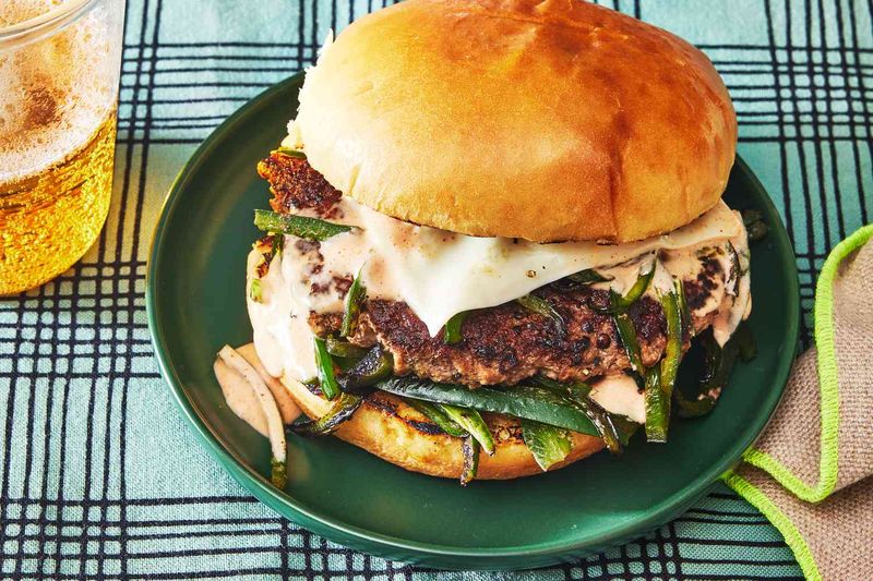 Poblano Smash Burgers