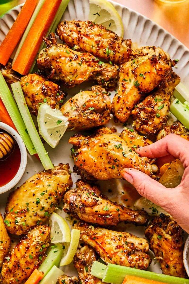 Hot Honey Lemon Pepper Wings